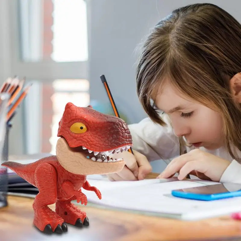 5 In 1 Dinosaur Stationery Educational Toy(Ruler+Pencil+Pencil Sharpener+Binding Machine+Eraser)-Choice Paradise