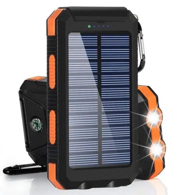 20000mAh Solar Power Bank+Portable Charger+Powerbank+Waterproof+USB Charging with LED Light™ - Choice Paradise