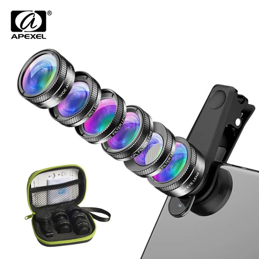 APEXEL Universal 6 in 1 Phone Camera Lens Kit™ - Choice Paradise