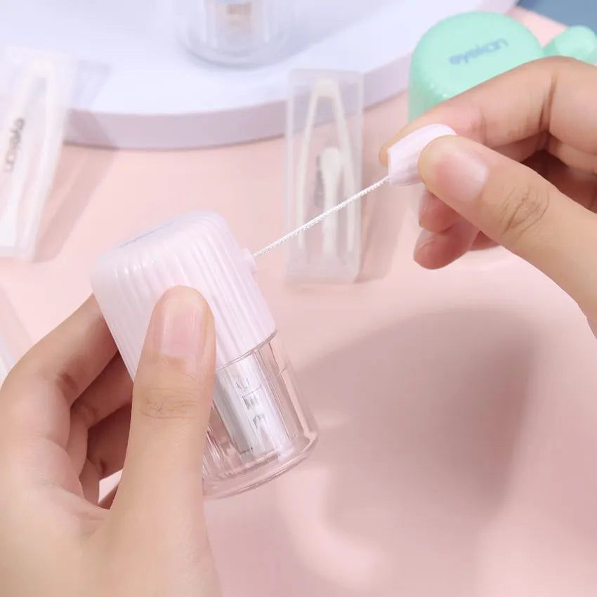 1PC Portable Contact Lens Beauty Pupil Storage Cleaning Container Tools Manual Rotating Lens Washer Quick Soaking Washer Box - Choice Paradise