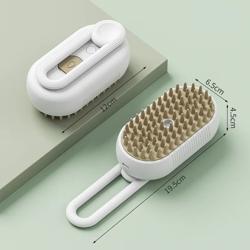 3 In 1 Cat Steam Brush for Massage+Pet Grooming Comb+Hair Removal Comb™
