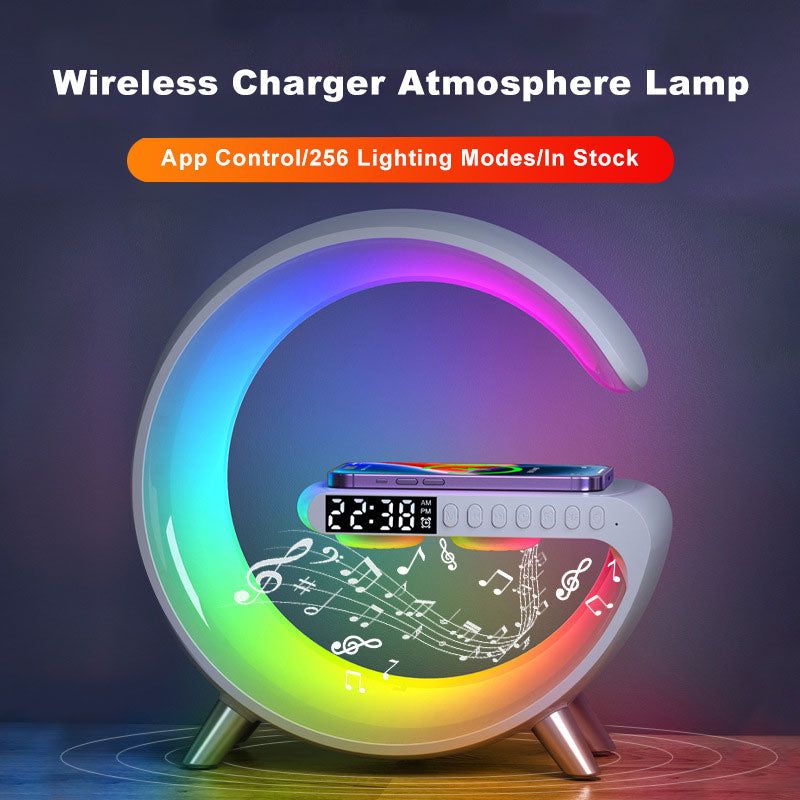 App Control LED Lamp+ Bluetooth Speaker+ Wireless Charger™ - Choice Paradise
